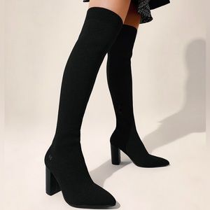 Cuccoo Thigh High Sock Boots